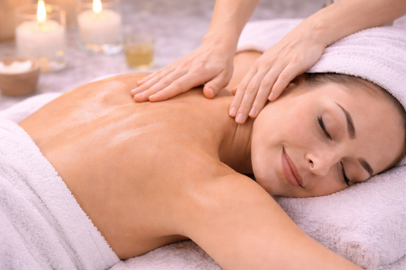 Rückenmassage – entspannende Wellnessmassage