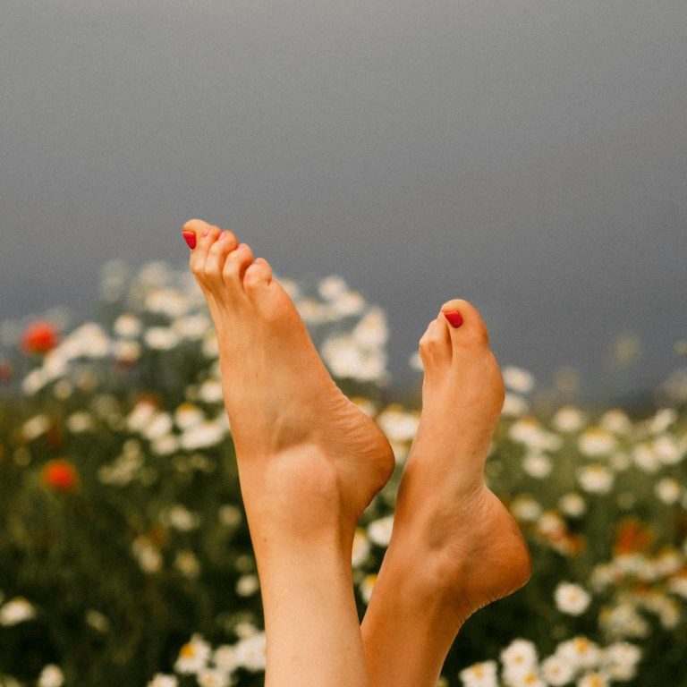 Gepflegte Füße nach Pediküre im NK-Studio Hannover-Kleefeld